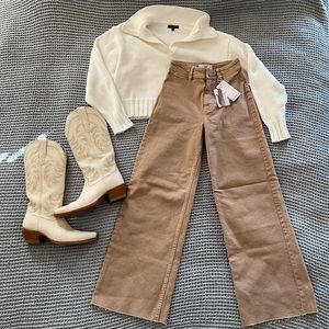 Mango Culotte High Waist Jeans